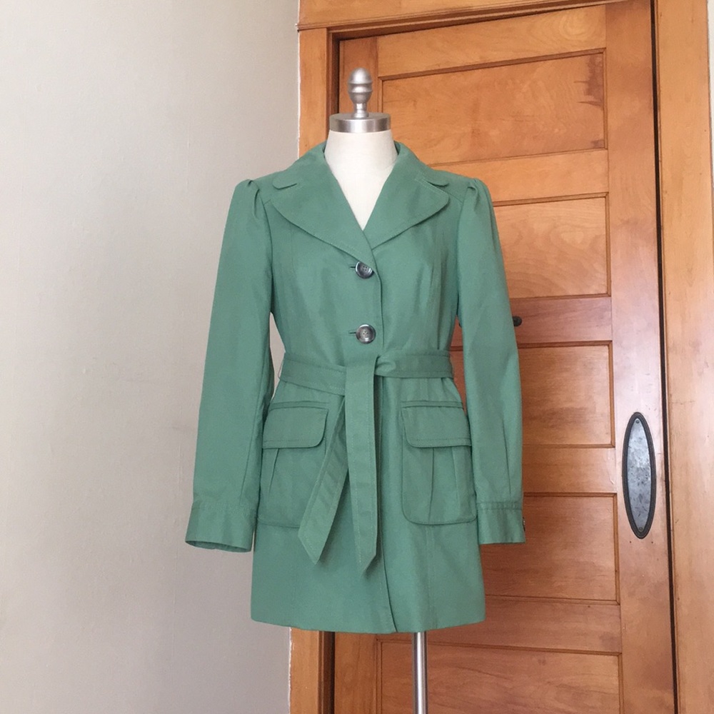 Ann Taylor - Short Trench Coat - Size Small